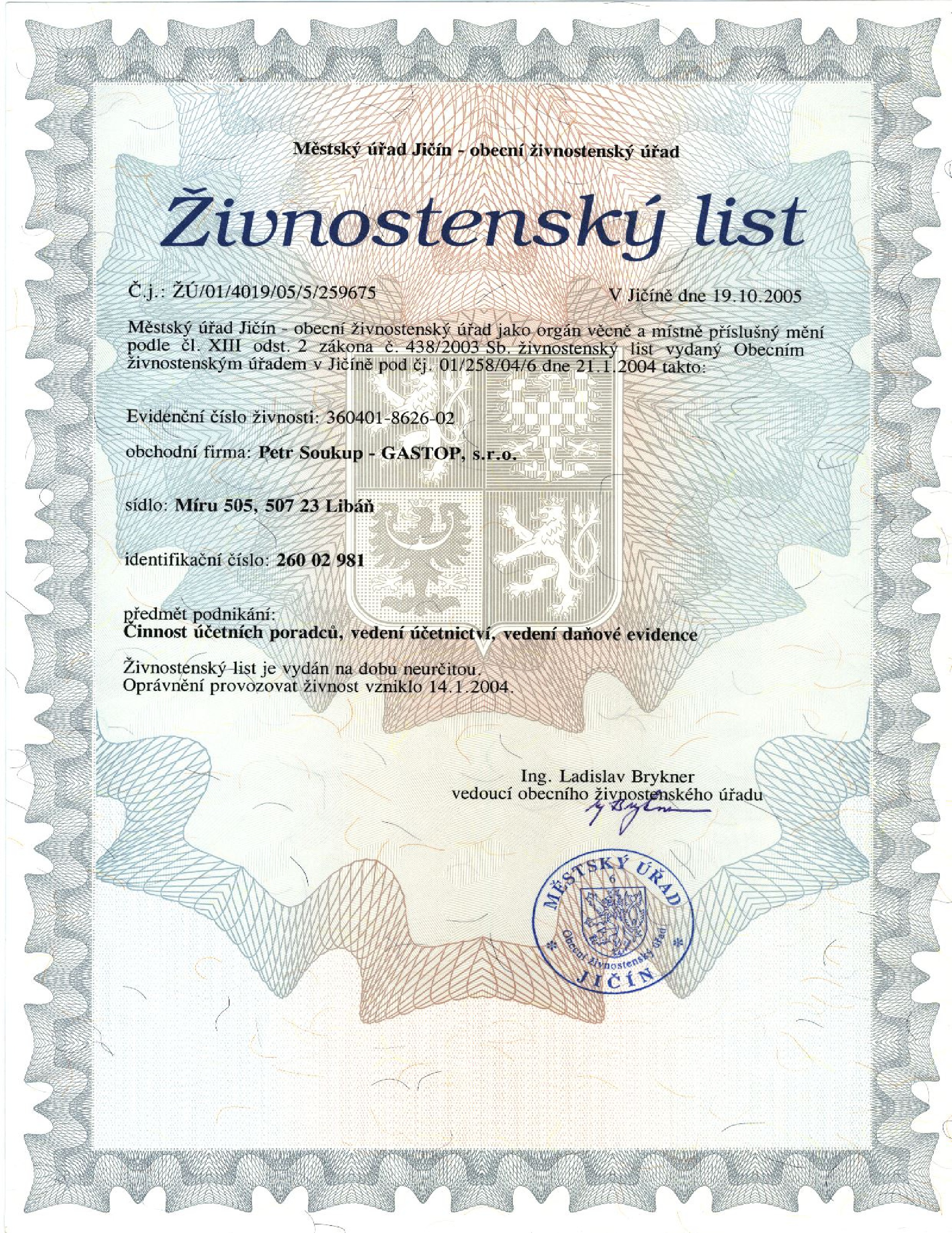 žl účetnictví