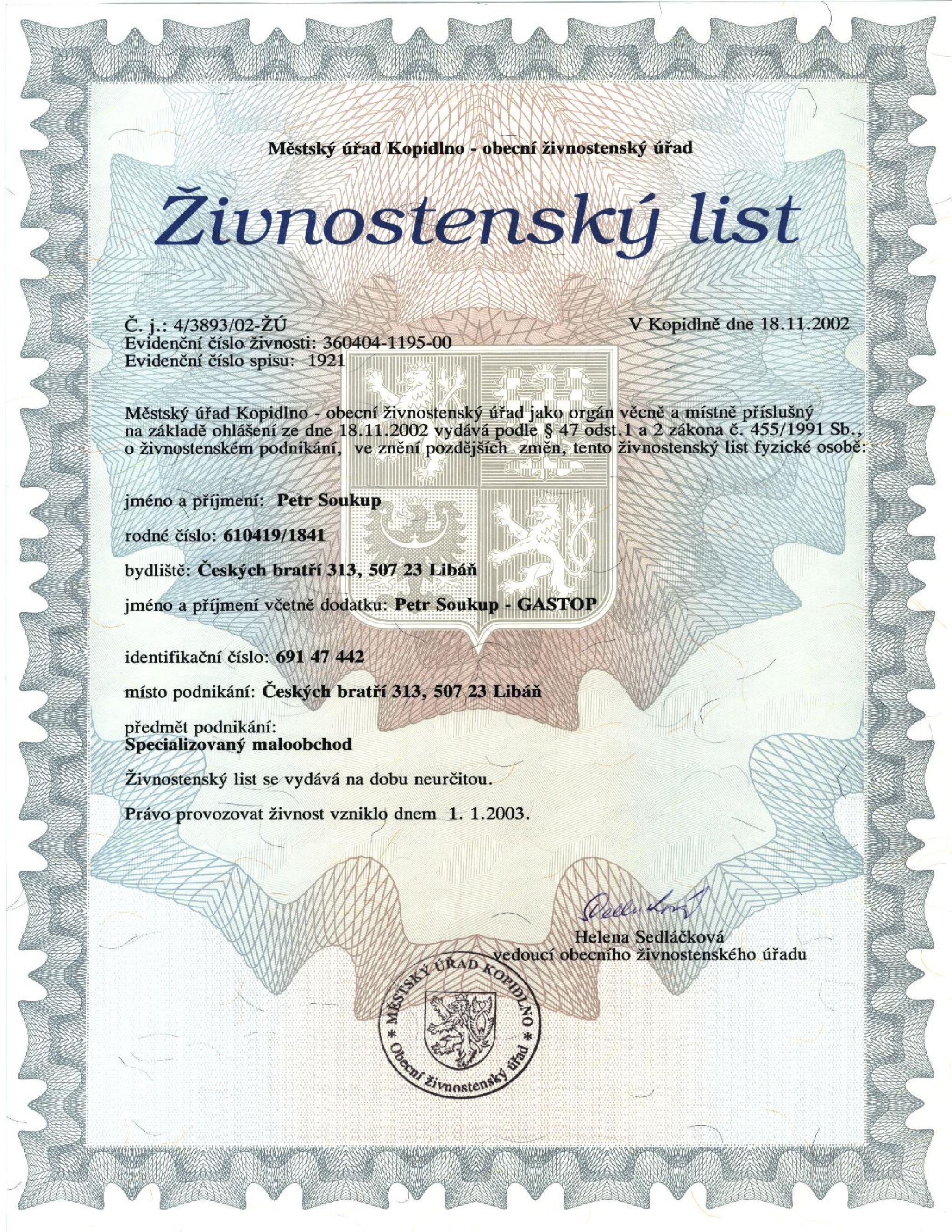 žl maloobchod